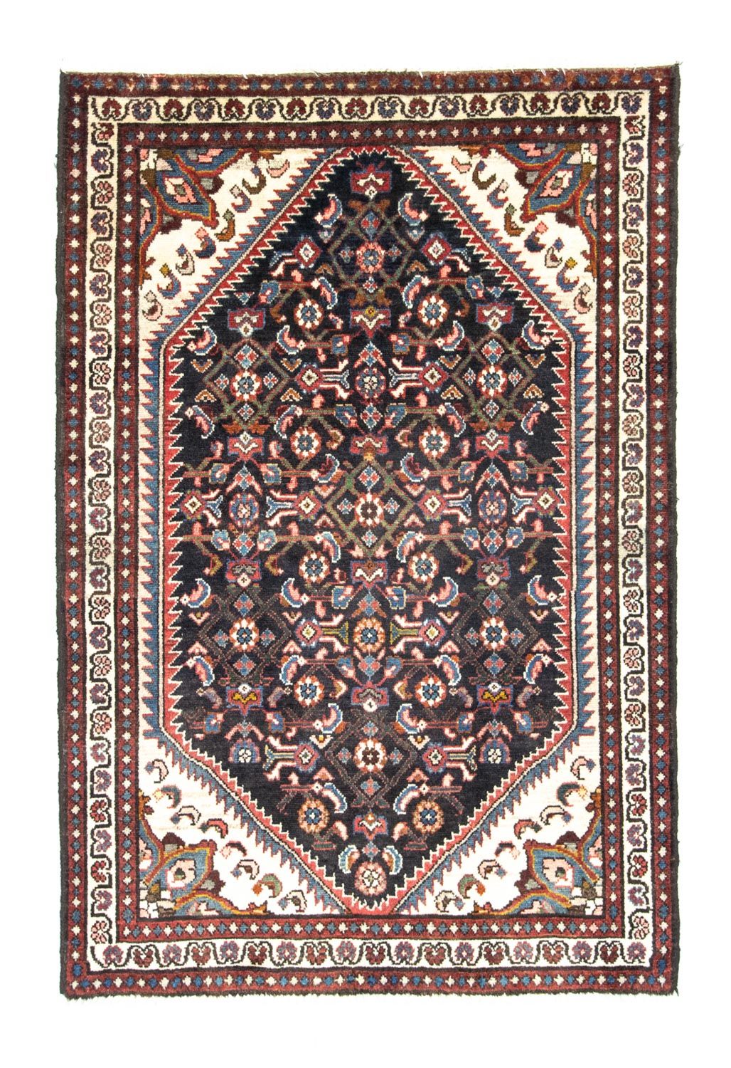 Alfombra persa - Nómada - 150 x 103 cm - azul