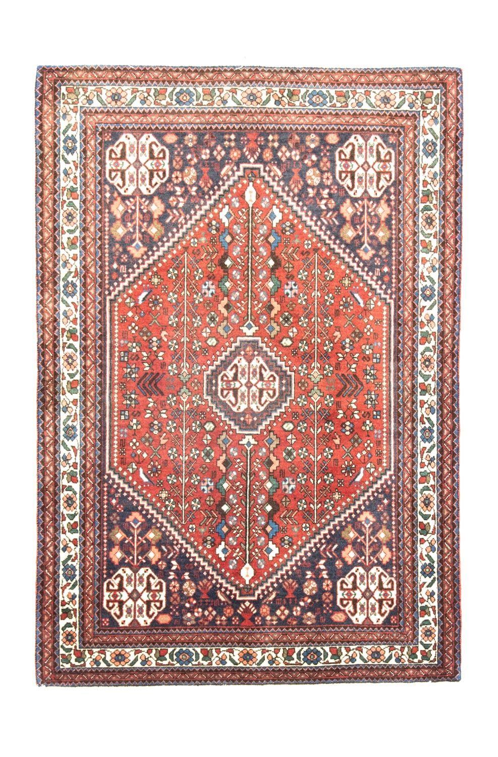 Alfombra persa - Nómada - 156 x 107 cm - naranja