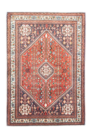 Alfombra persa - Nómada - 156 x 107 cm - naranja