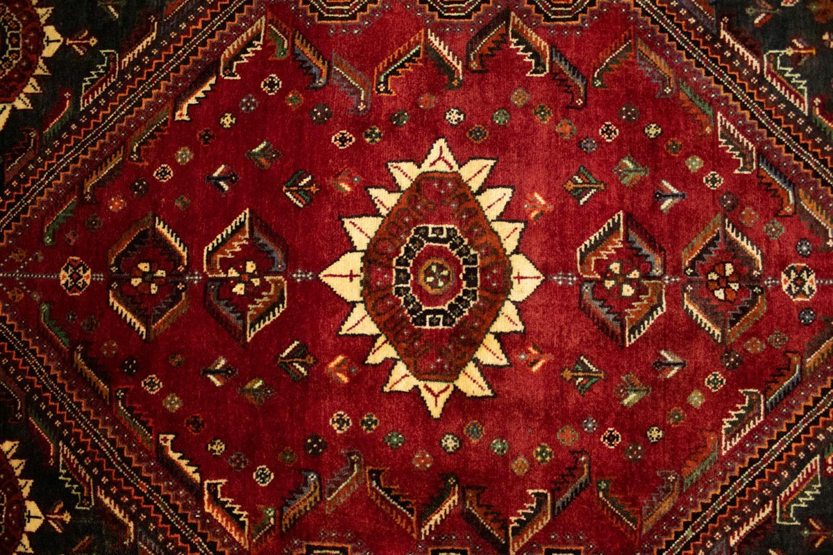 Alfombra persa - Nómada - 168 x 120 cm - rojo