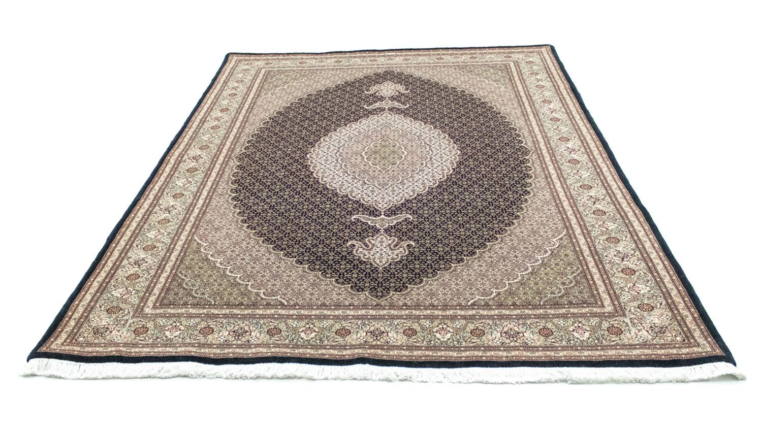 Alfombra Persa - Tabriz - Real - 246 x 174 cm - marrón
