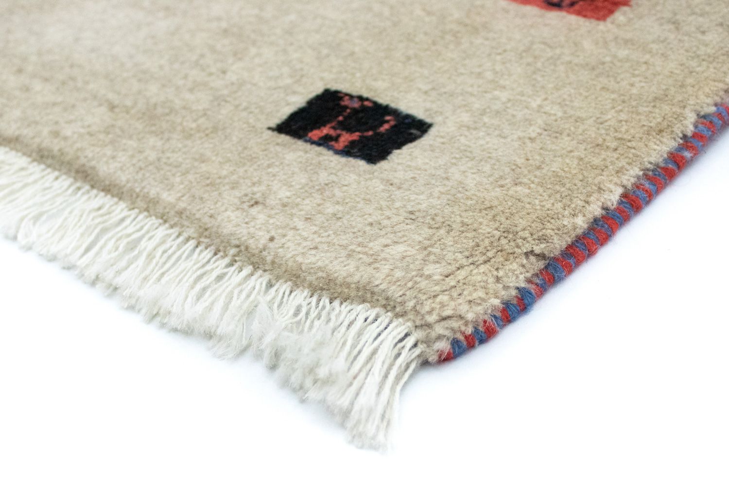 Alfombra Gabbeh - Persa - 128 x 73 cm - beige