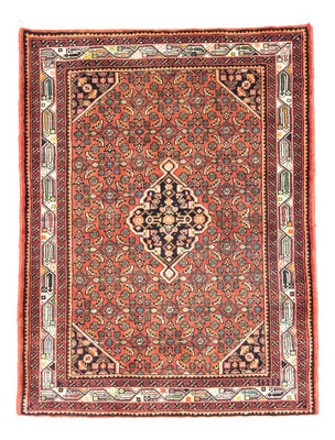 Alfombra persa - Nómada - 140 x 106 cm - naranja