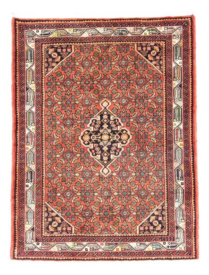 Alfombra persa - Nómada - 140 x 106 cm - naranja
