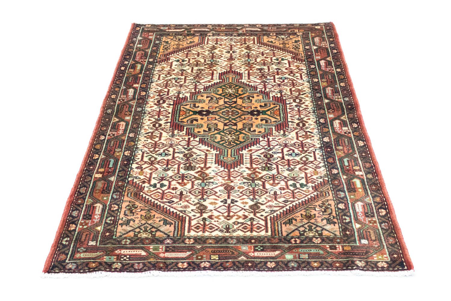 Alfombra persa - Nómada - 157 x 104 cm - beige