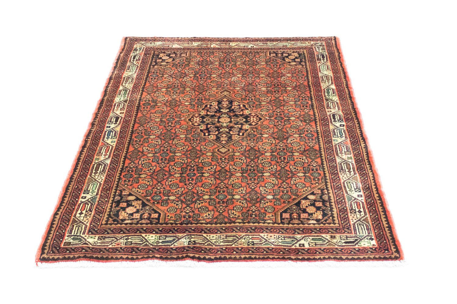 Alfombra persa - Nómada - 145 x 105 cm - marrón
