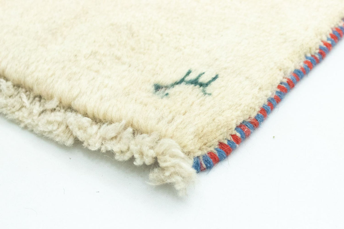 Alfombra Gabbeh - Persa - 60 x 40 cm - beige