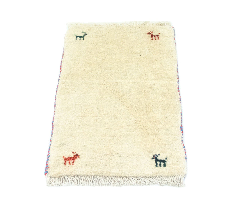 Alfombra Gabbeh - Persa - 60 x 40 cm - beige