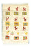 Alfombra Gabbeh - Persa - 60 x 40 cm - multicolor