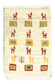 Gabbeh persa Alfombra 40x60cm - Perserteppich Wollteppich