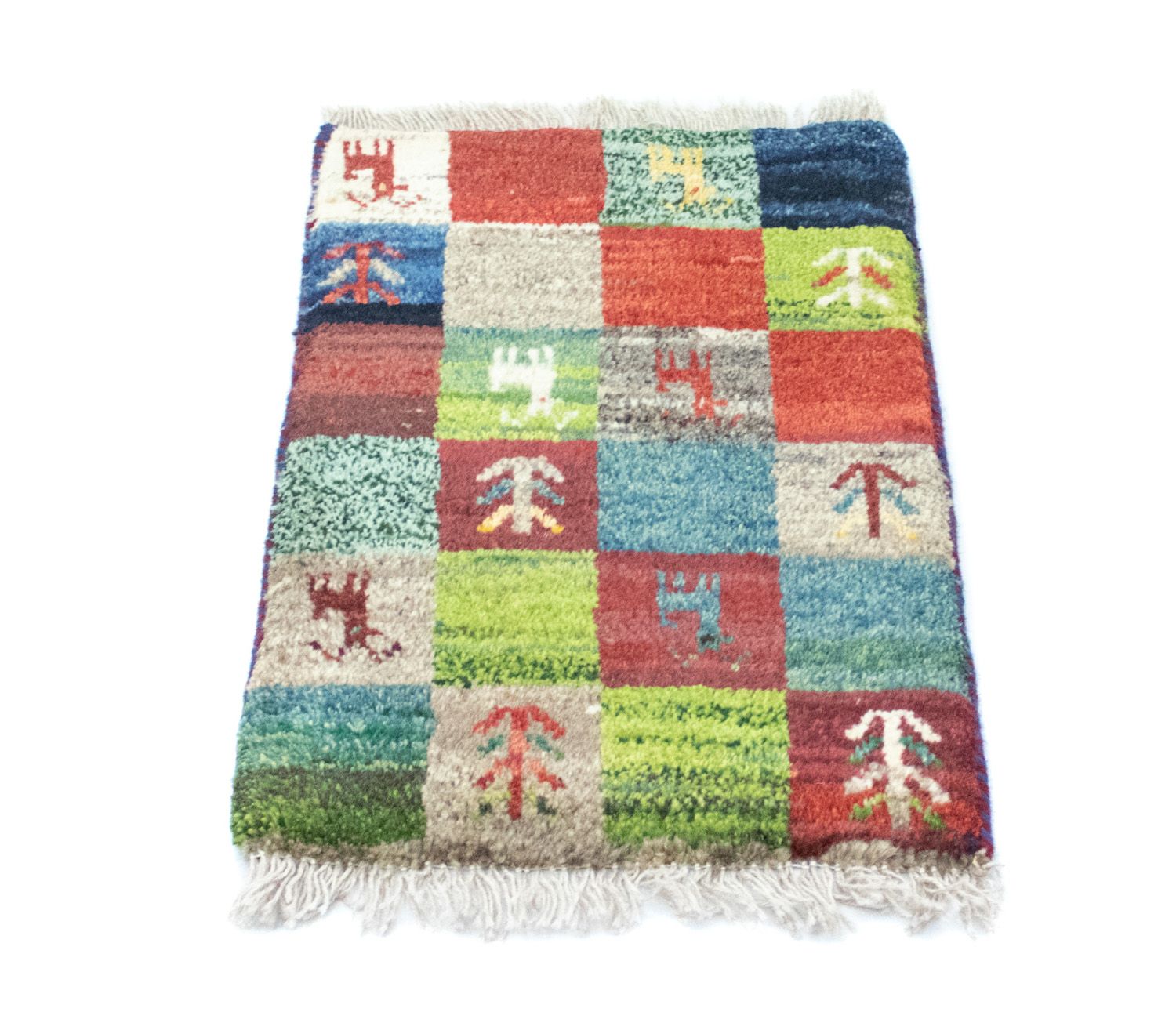 Alfombra Gabbeh - Persa - 60 x 40 cm - multicolor