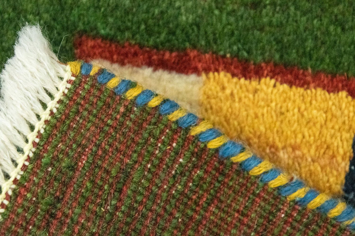 Alfombra Gabbeh - Persa - 60 x 40 cm - verde