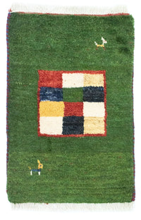 Alfombra Gabbeh - Persa - 60 x 40 cm - verde