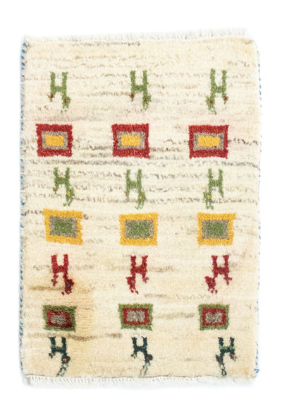 Gabbeh persa Alfombra 40x60cm - Perserteppich Wollteppich