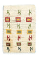 Gabbeh persa Alfombra 60x40cm - Perserteppich Wollteppich