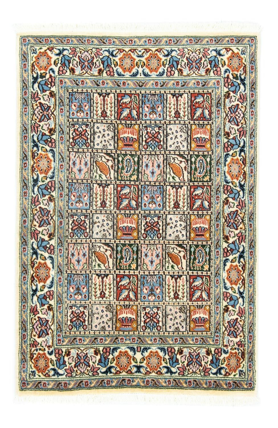 Alfombra persa - Clásica - 121 x 80 cm - azul