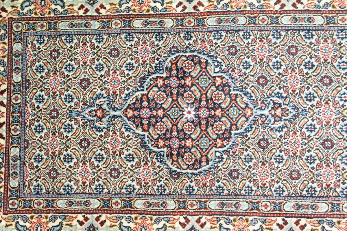 Alfombra persa - Clásica - 123 x 80 cm - azul