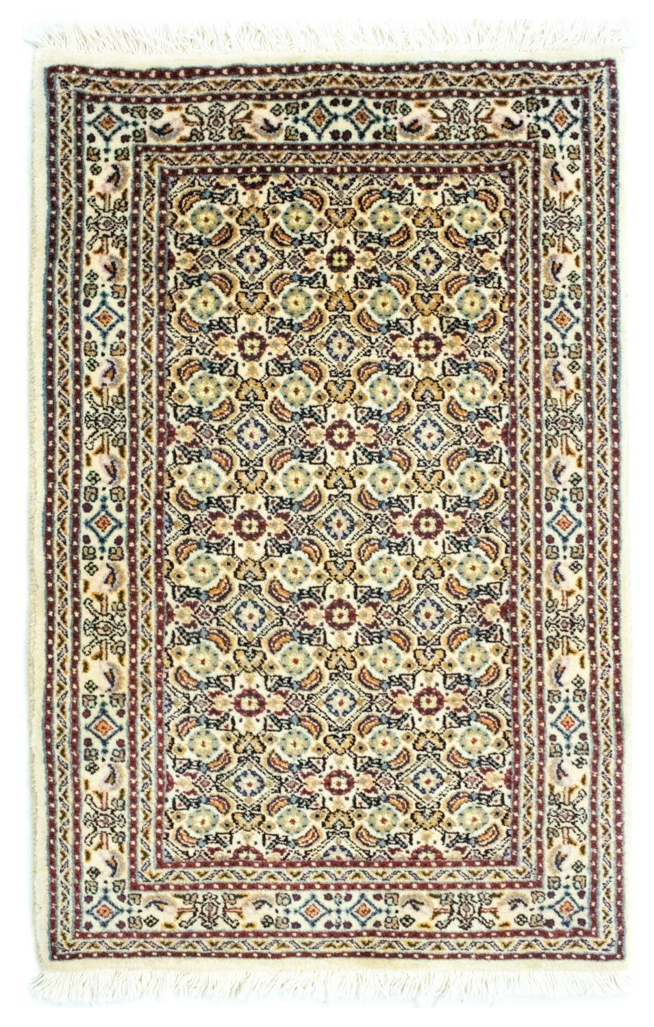 Alfombra persa - Clásica - 90 x 60 cm - beige