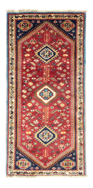 Alfombra persa - Nómada - 148 x 73 cm - rojo