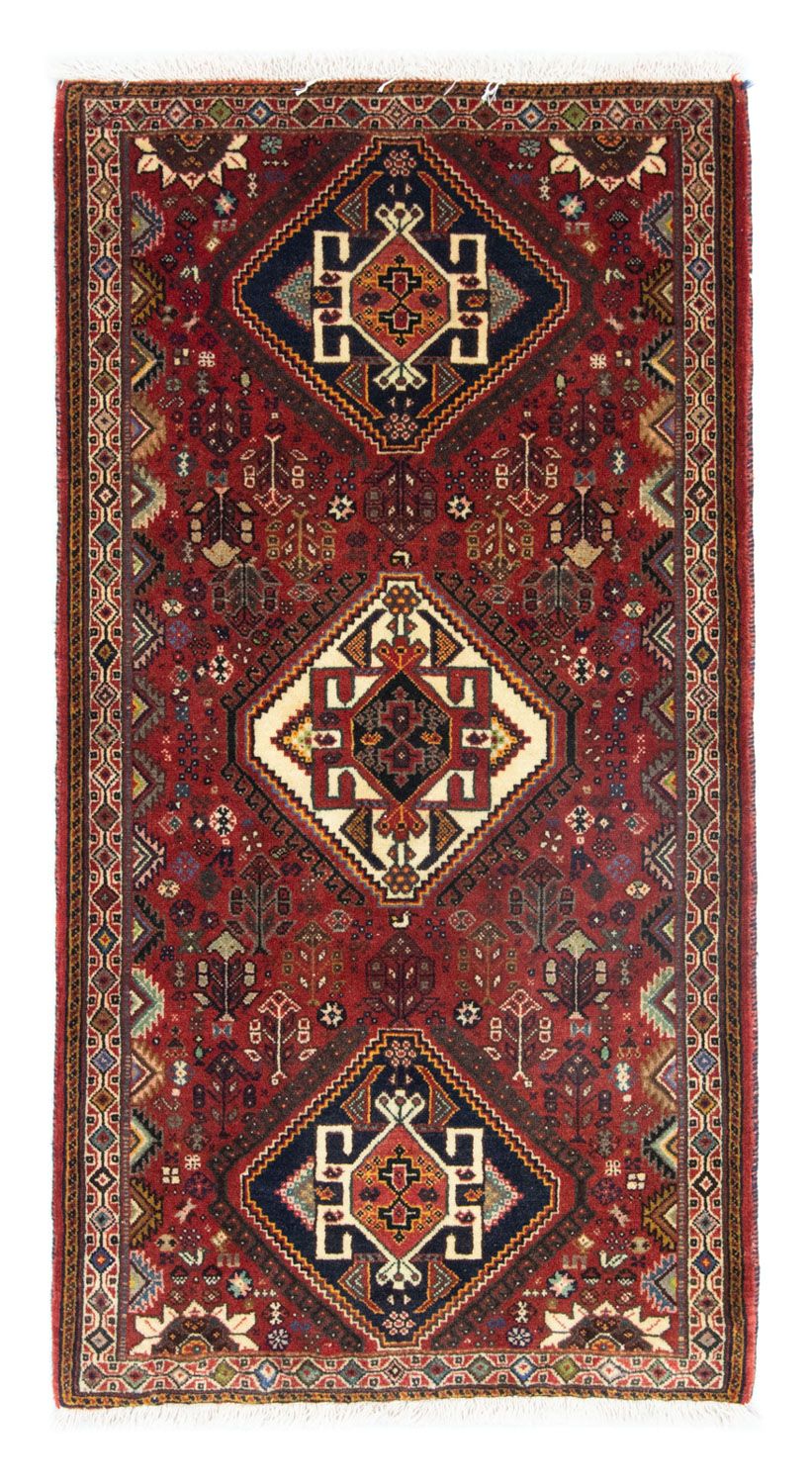 Alfombra persa - Nómada - 147 x 75 cm - rojo