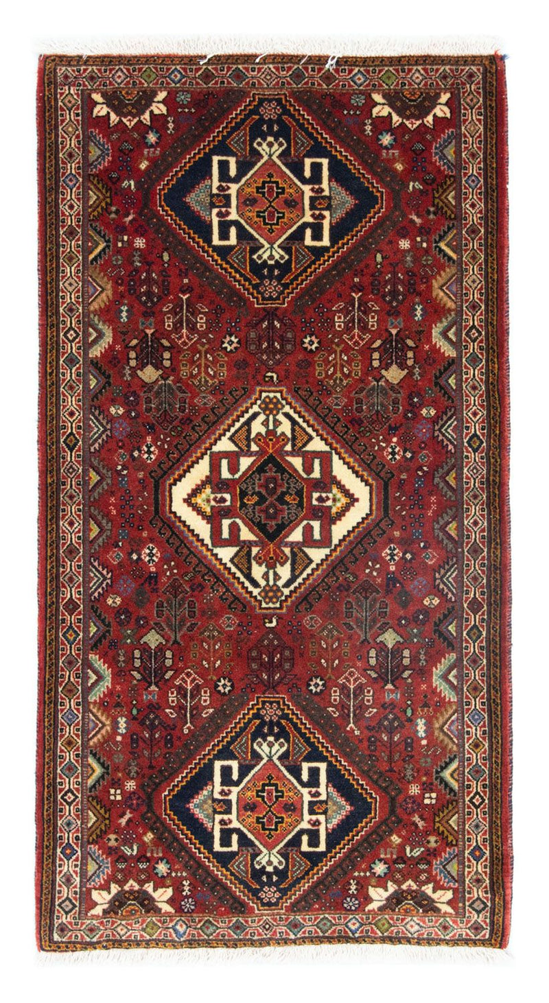 Alfombra persa - Nómada - 147 x 75 cm - rojo