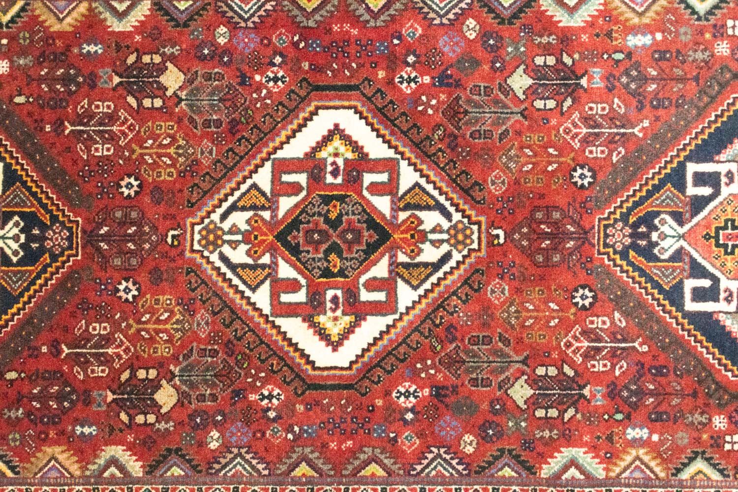 Alfombra persa - Nómada - 147 x 75 cm - rojo