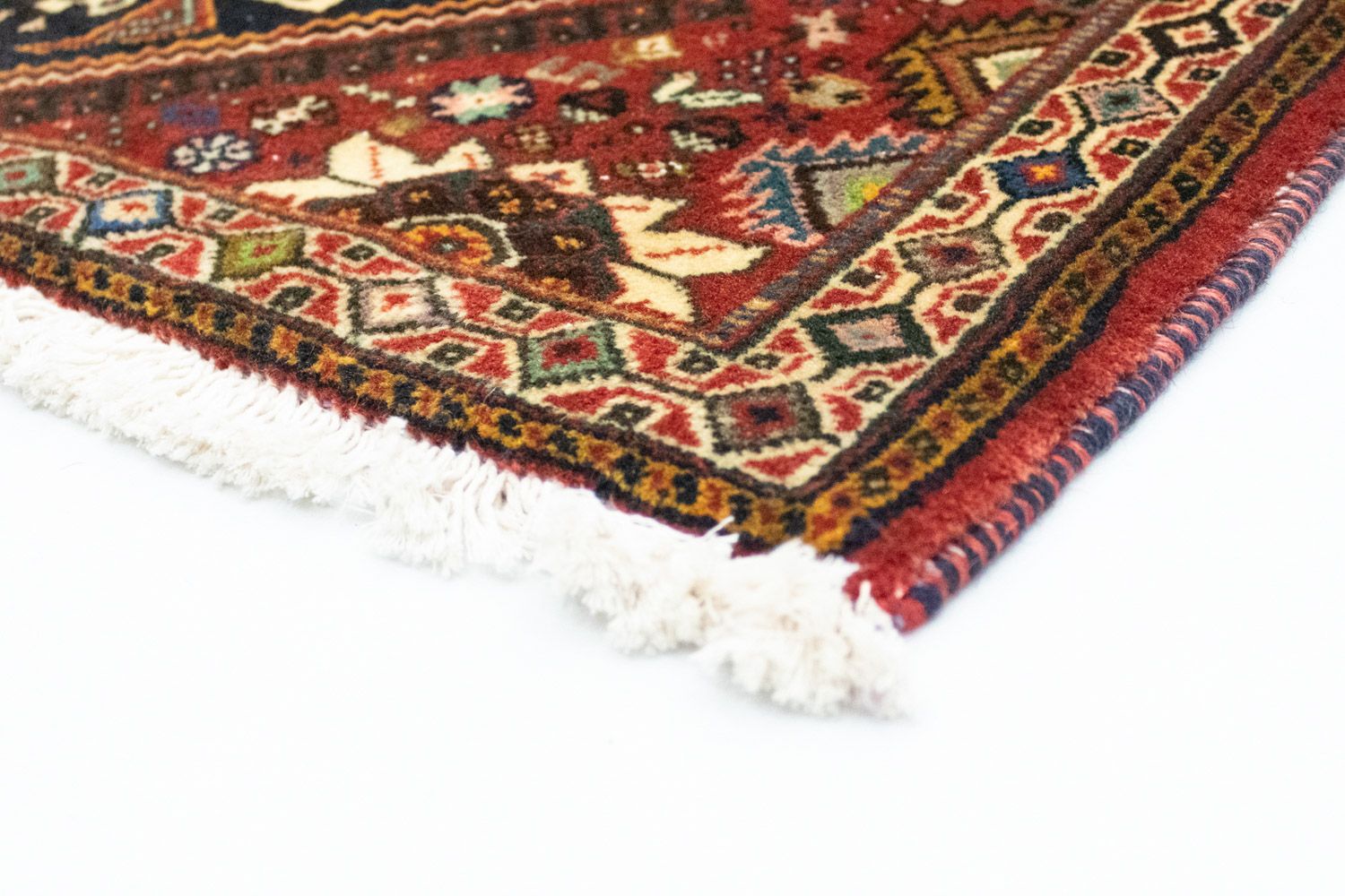 Alfombra persa - Nómada - 147 x 75 cm - rojo