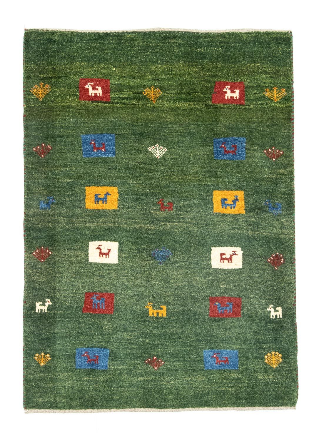 Alfombra Gabbeh - Persa - 128 x 92 cm - verde