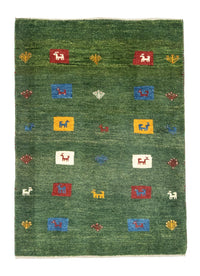 Alfombra Gabbeh - Persa - 128 x 92 cm - verde