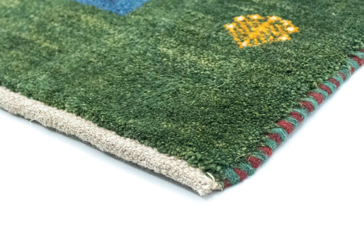 Alfombra Gabbeh - Persa - 128 x 92 cm - verde