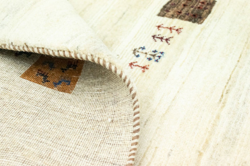 Alfombra Gabbeh - Loribaft Persa - 130 x 81 cm - multicolor