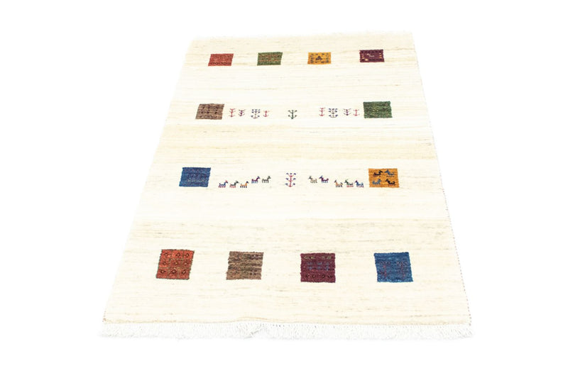 Alfombra Gabbeh - Loribaft Persa - 130 x 81 cm - multicolor