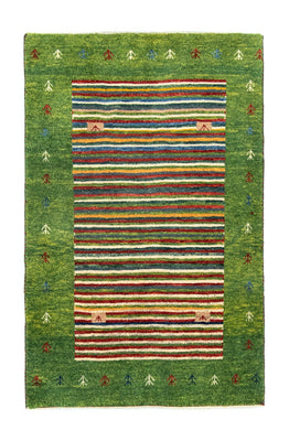 Alfombra persa - Nómada - 126 x 80 cm - multicolor