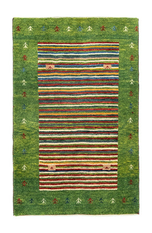 Alfombra persa - Nómada - 126 x 80 cm - multicolor