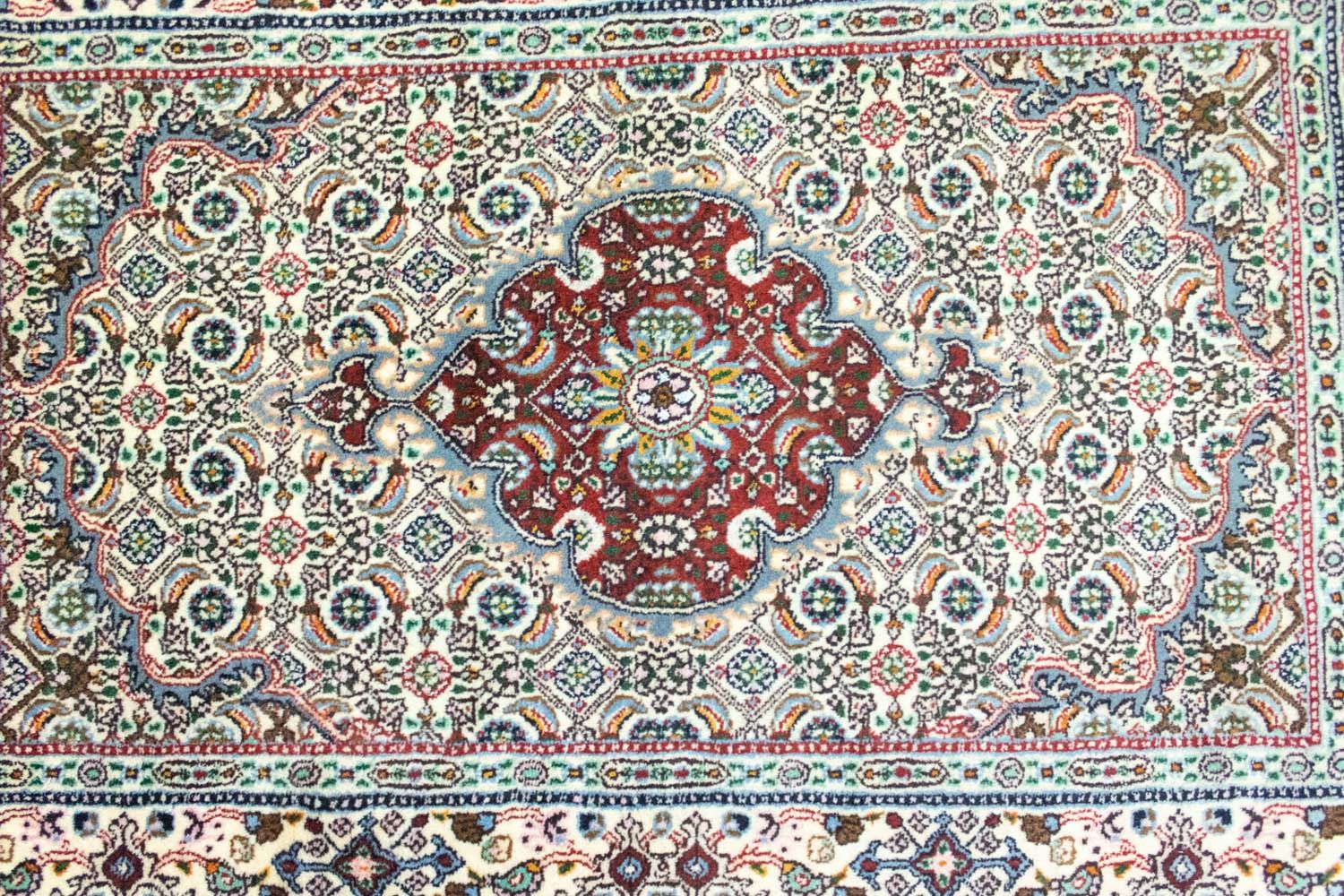 Alfombra persa - Clásica - 116 x 78 cm - azul
