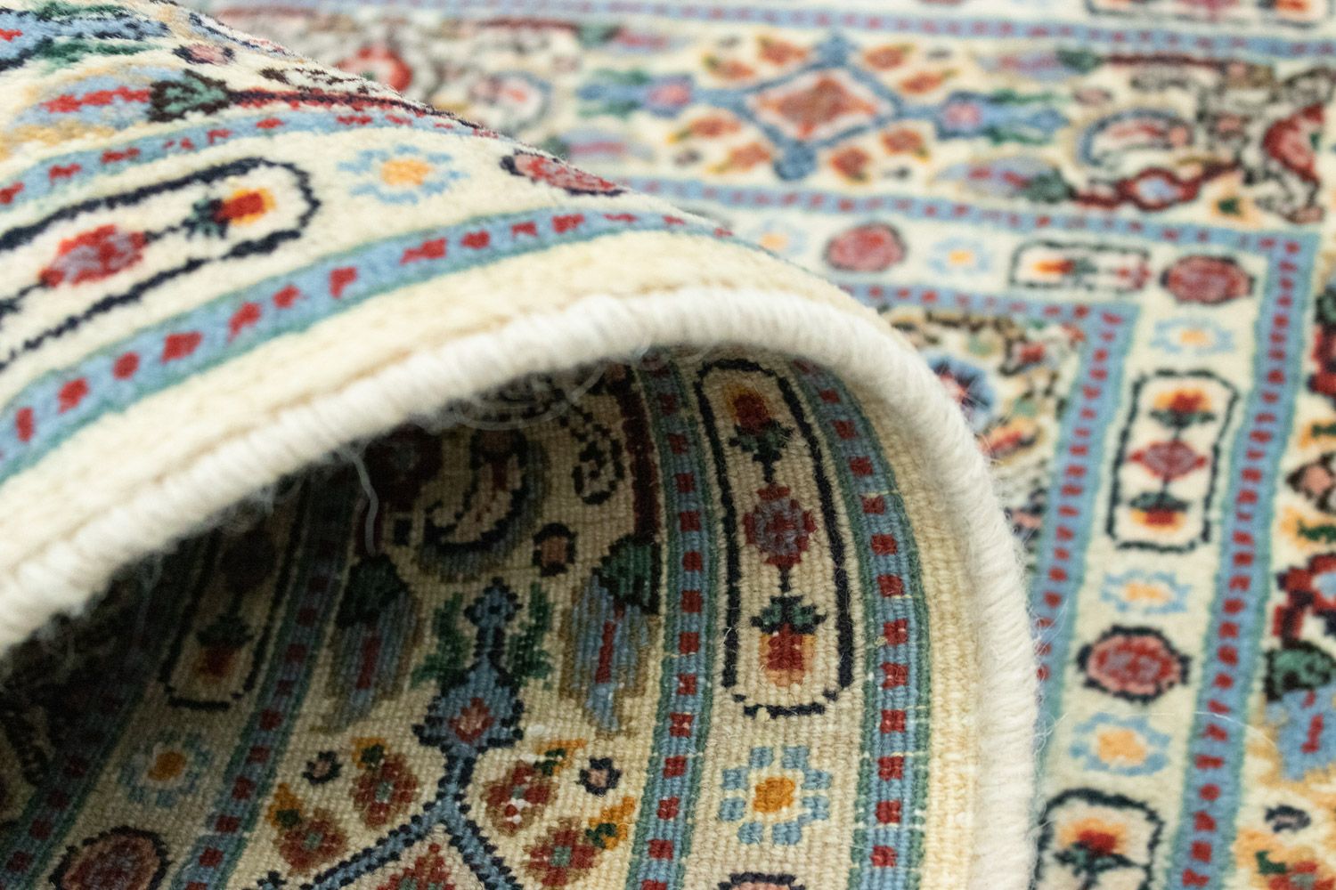Alfombra persa - Clásica - 121 x 76 cm - azul