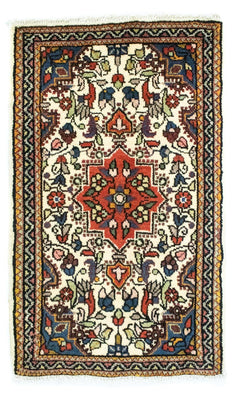 Alfombra persa - Nómada - 90 x 60 cm - beige