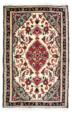 Alfombra persa - Nómada - 90 x 60 cm - multicolor