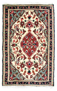 Alfombra persa - Nómada - 90 x 60 cm - multicolor