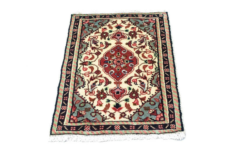 Alfombra persa - Nómada - 90 x 60 cm - multicolor