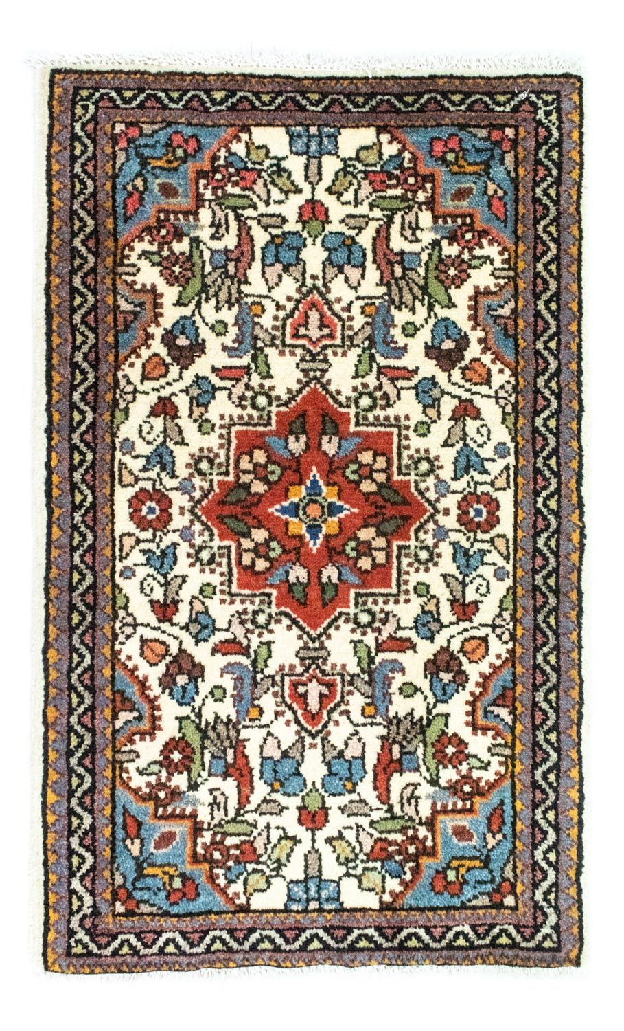 Alfombra persa - Nómada - 90 x 60 cm - beige