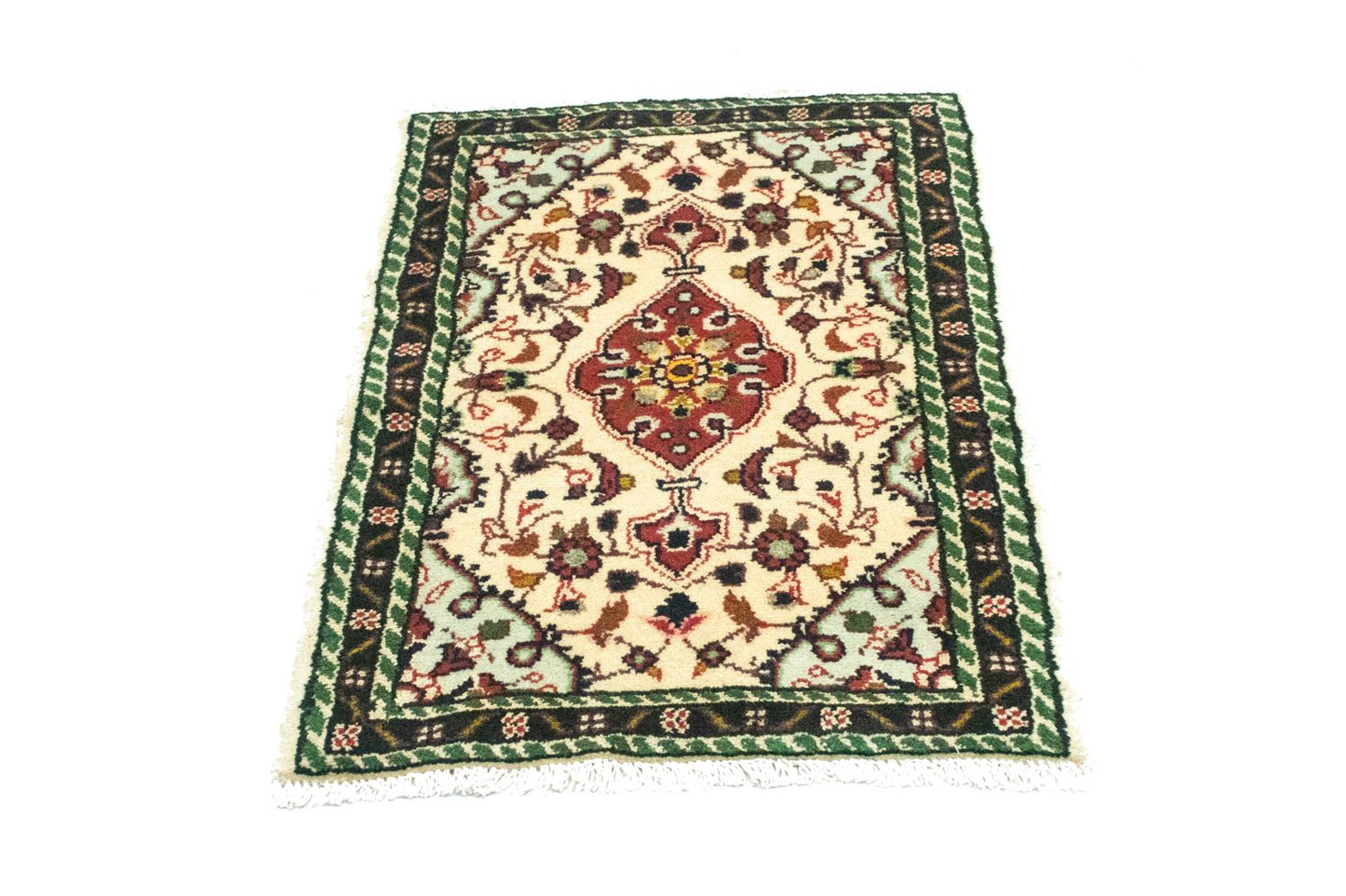 Alfombra persa - Nómada - 90 x 60 cm - multicolor