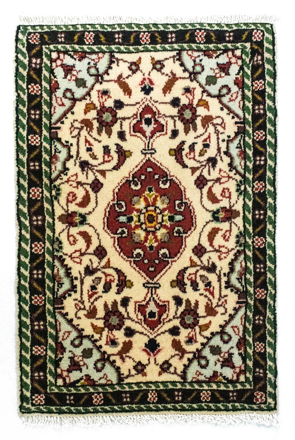 Alfombra persa - Nómada - 90 x 60 cm - multicolor