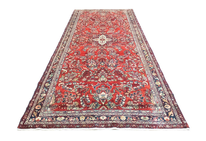 Alfombra de pasillo Alfombra persa - Nómada - 405 x 150 cm - rojo