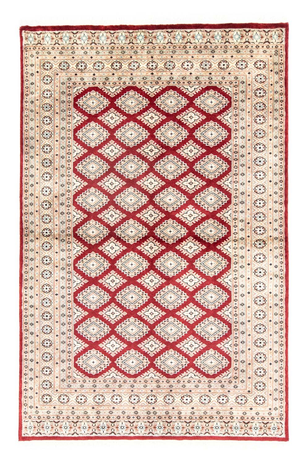 Alfombra Pakistani - 198 x 136 cm - rojo