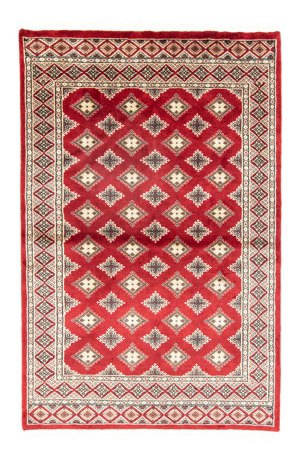 Alfombra Pakistani - 181 x 125 cm - rojo