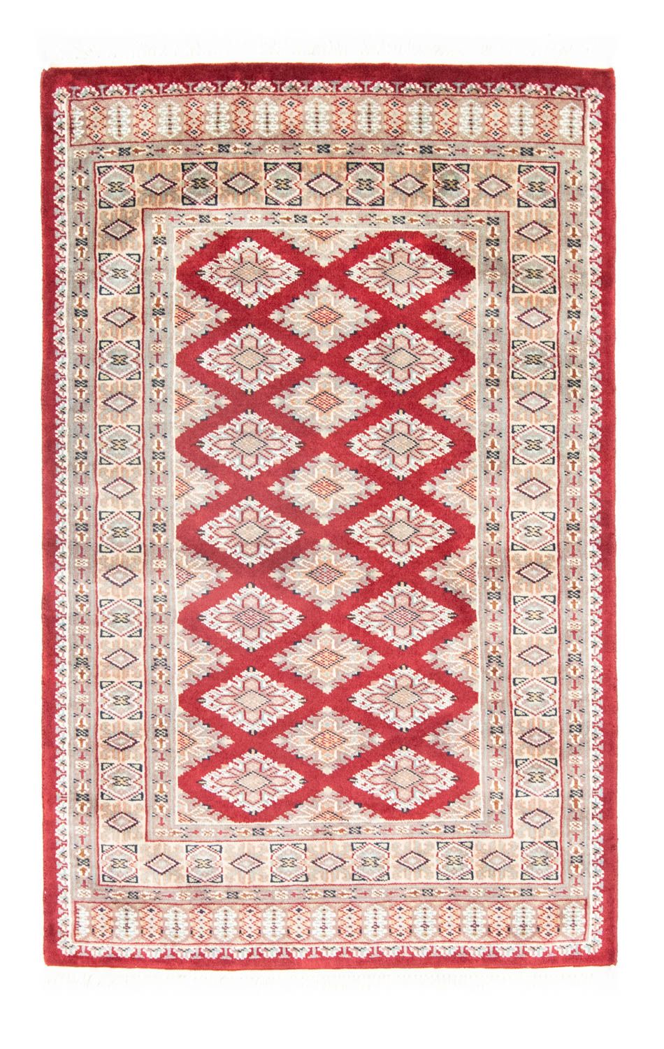 Alfombra Pakistani - 124 x 78 cm - rojo