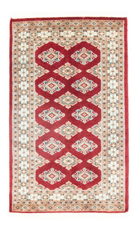 Alfombra Pakistani - 126 x 77 cm - rojo
