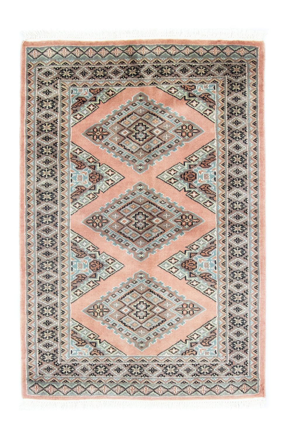 Alfombra Pakistani - 119 x 81 cm - rosa