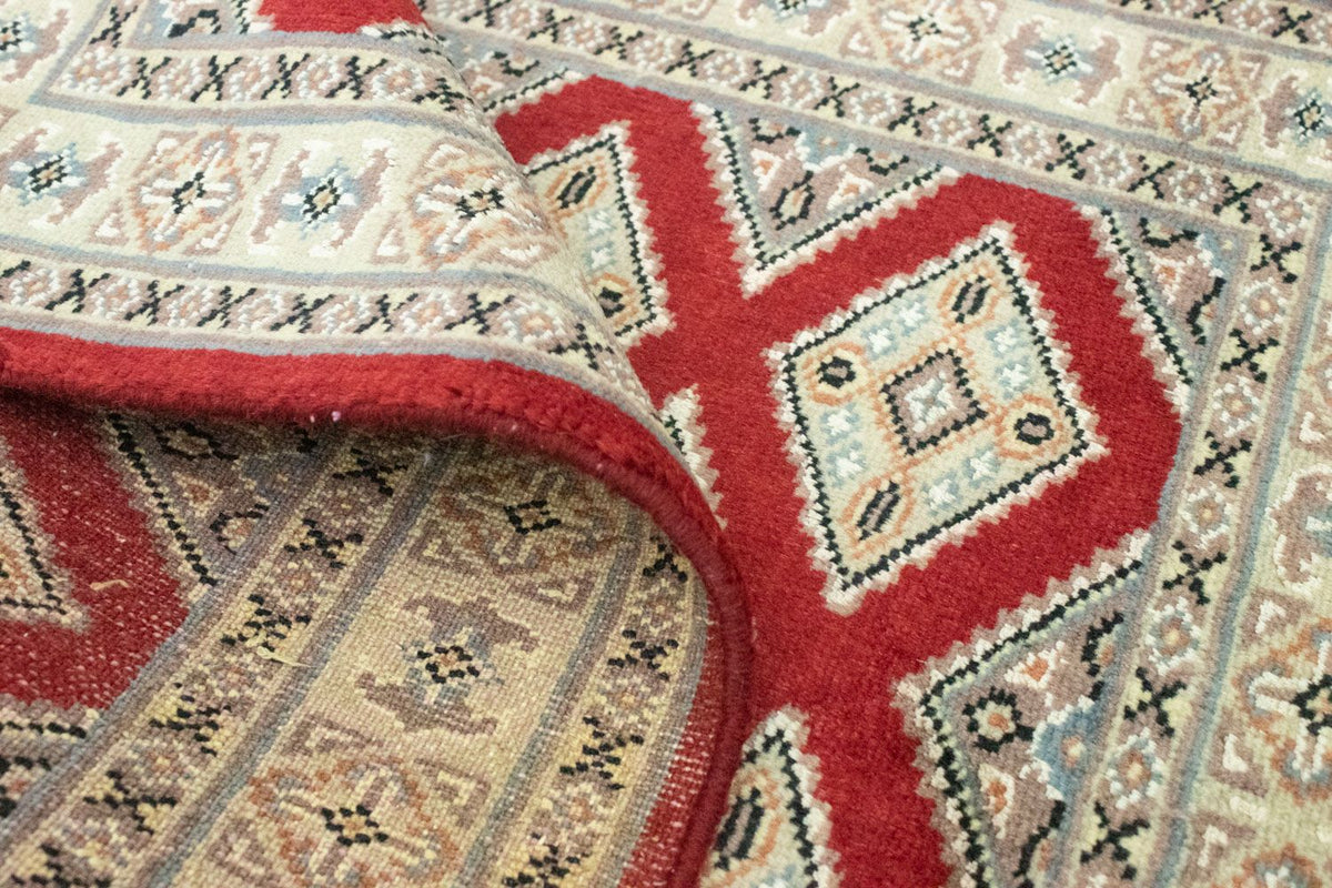Alfombra Pakistani - 93 x 63 cm - rojo